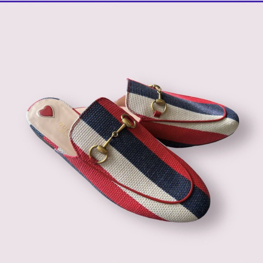 Gucci Prince Townloafer - Red Blue White - Brand New!